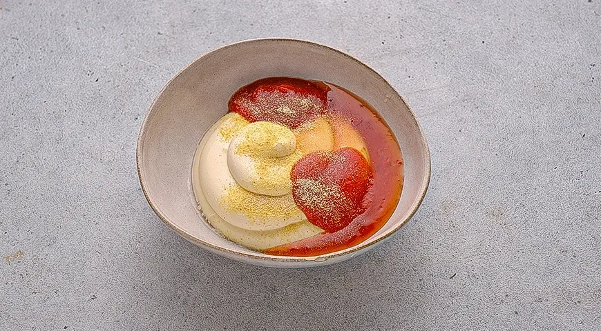 Кисло-сладкий соус с майонезом и кетчупом: шаг 1