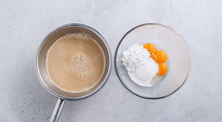 Кофейные эклеры: шаг 1