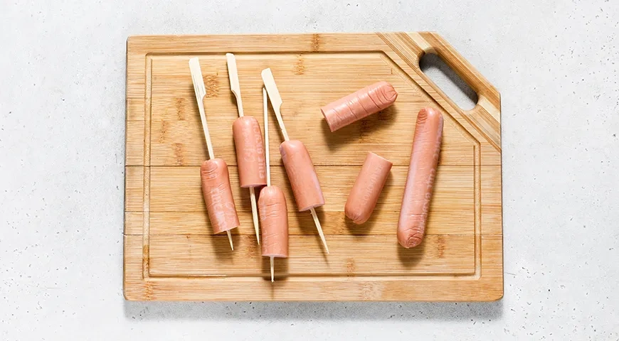 Корн-доги с сыром: шаг 1