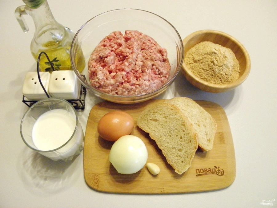Шаг 1: Котлеты из фарш а классический рецепт
