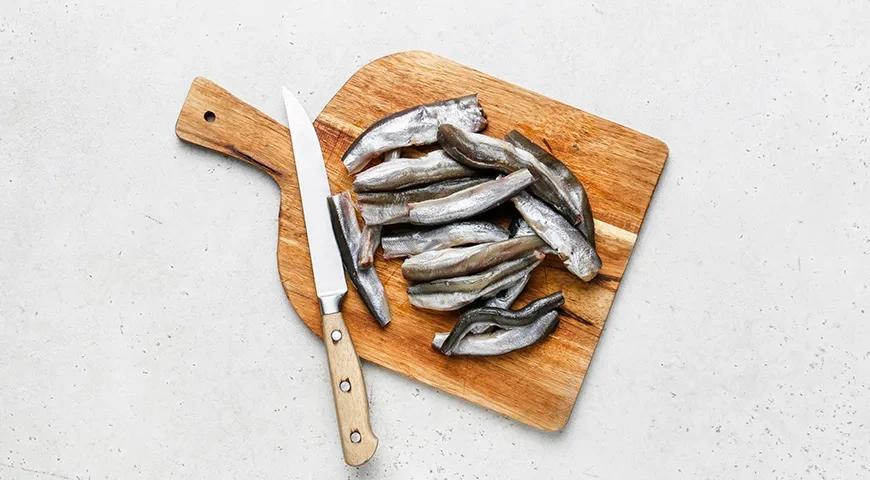 Котлеты из мойвы: шаг 1