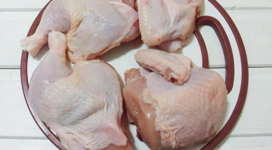 Курица в облепиховом маринаде: шаг 1