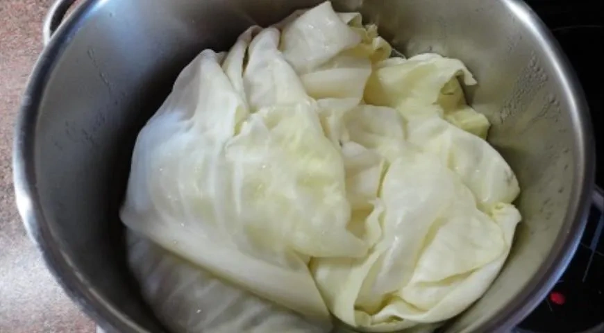 Лазанья с капустными листьями: шаг 1