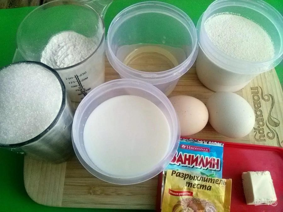 Шаг 1: Манник на молоке