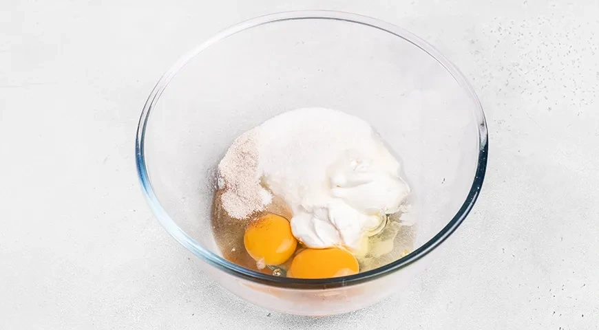 Манник с бананами: шаг 1