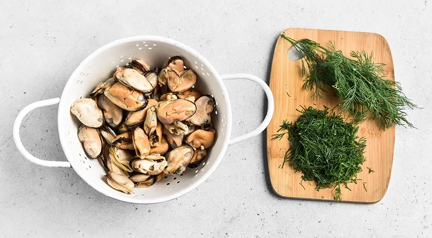 Маринованные мидии в домашних условиях: шаг 1