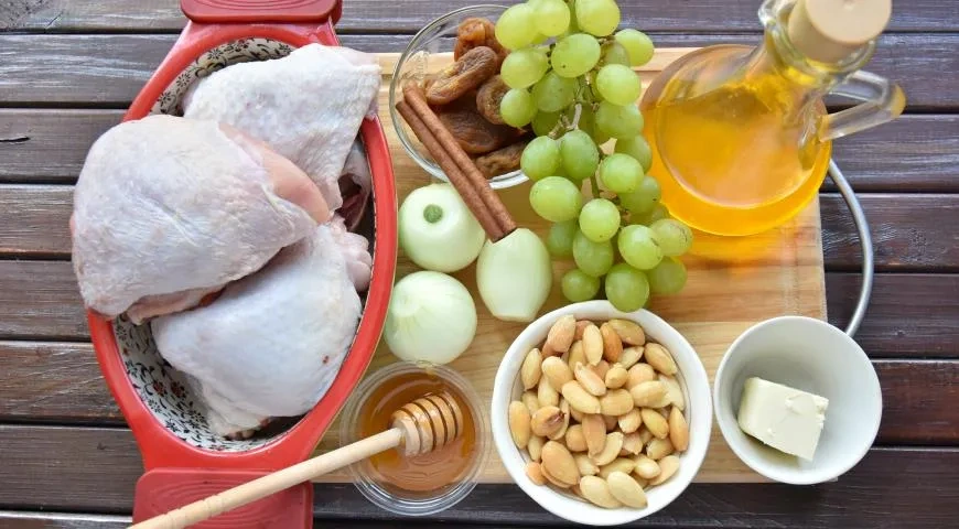 Медовый махмудийе с пилавом: шаг 1