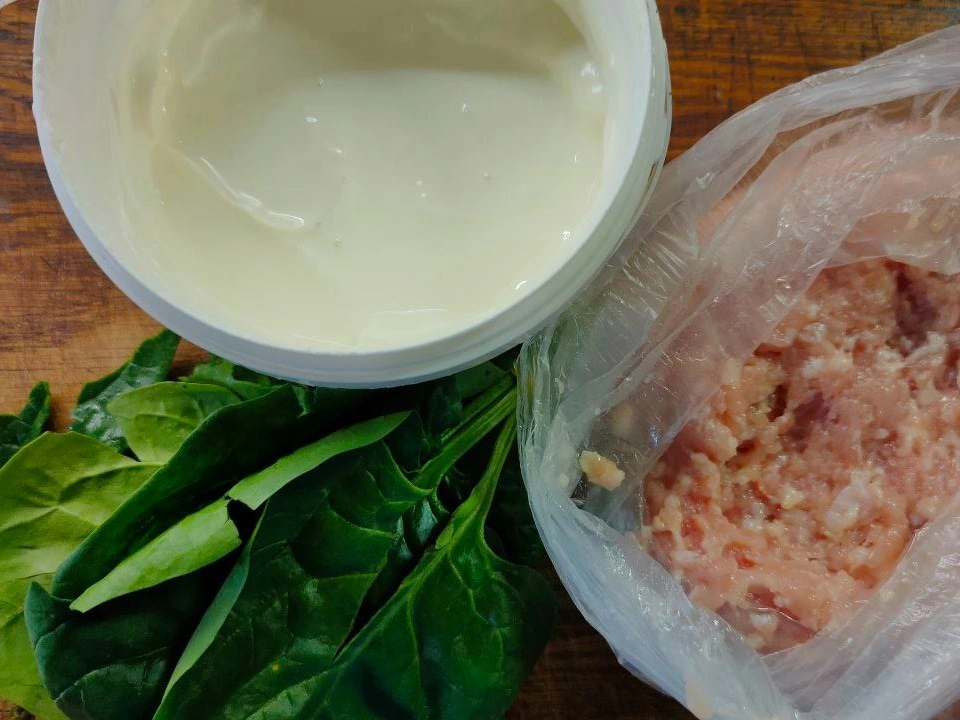 Шаг 1: Мясная начинка для блинов