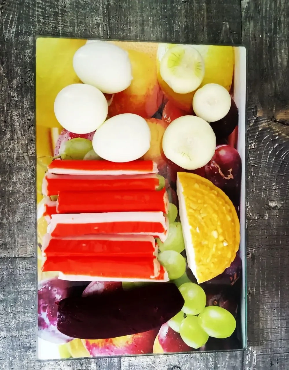 Необычный слоёный салат: шаг 1