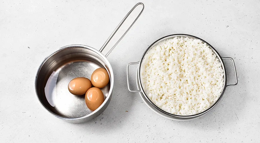 Новогодний салат «Подкова на счастье»: шаг 1