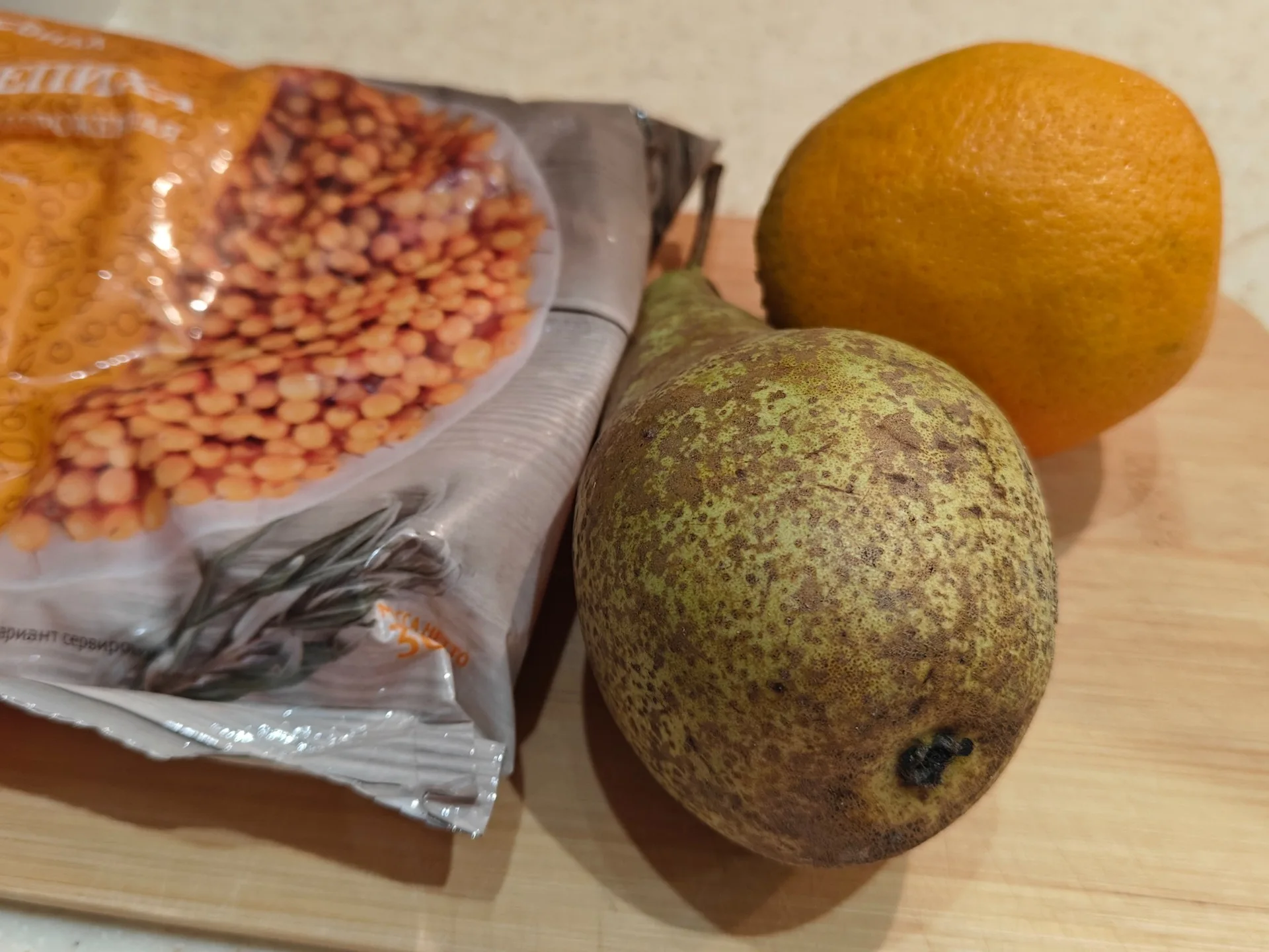 Шаг 1: Облепиховый чай с грушей