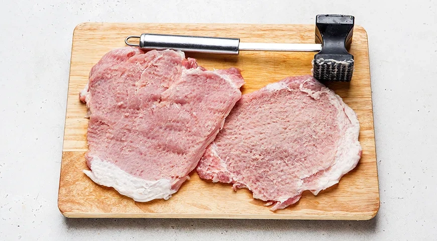 Отбивные в льезоне с сыром: шаг 1