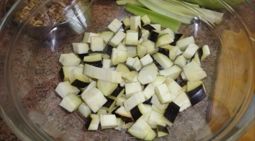 Овощное рагу с орехами: шаг 1