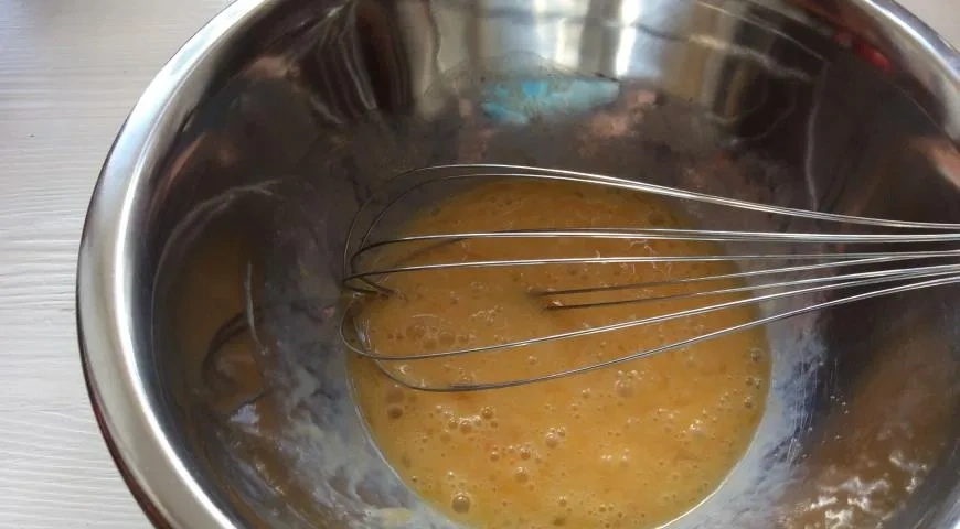 Панкейки на 2 порции: шаг 1