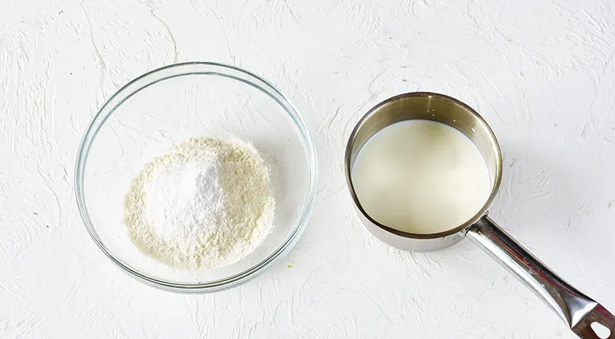 Панкейки с разрыхлителем: шаг 1