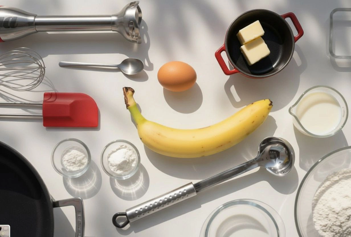 Шаг 1: Панкейки банановые