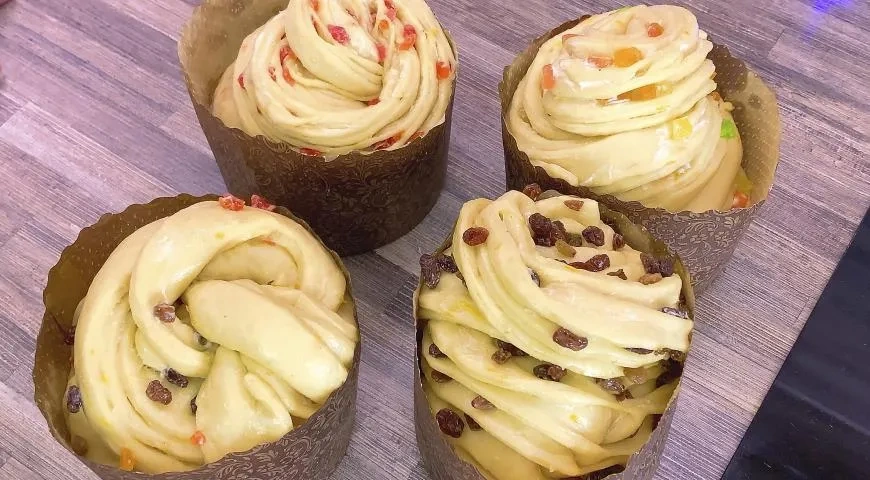 Пасхальный кулич Краффин: шаг 1