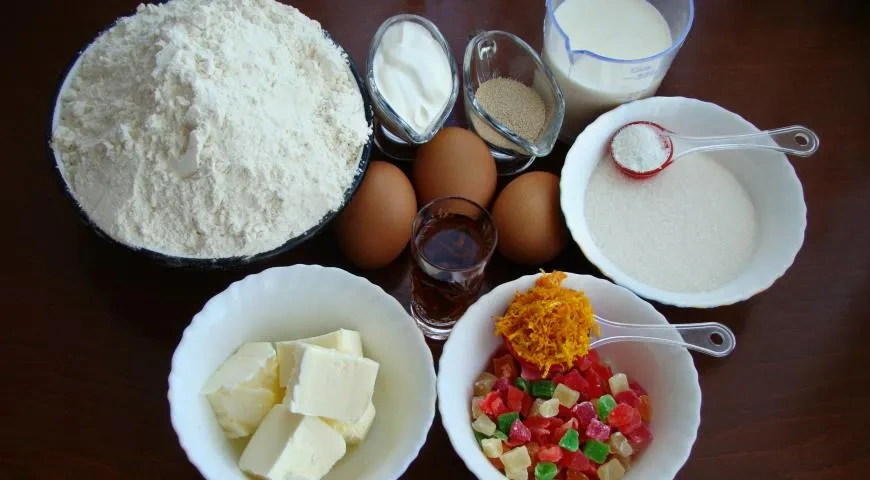 Пасхальный хлеб: шаг 1