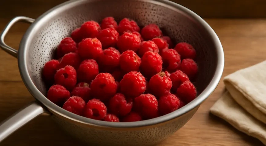 Пастила из малины в электросушилке: шаг 1