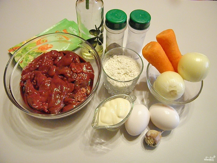 Шаг 1: Печеночный торт из куриной печени