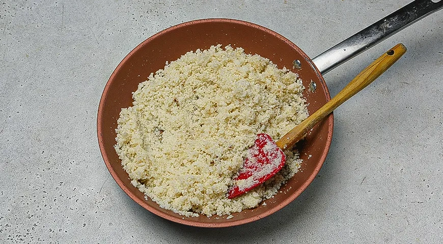 Пицца из цветной капусты в духовке: шаг 1