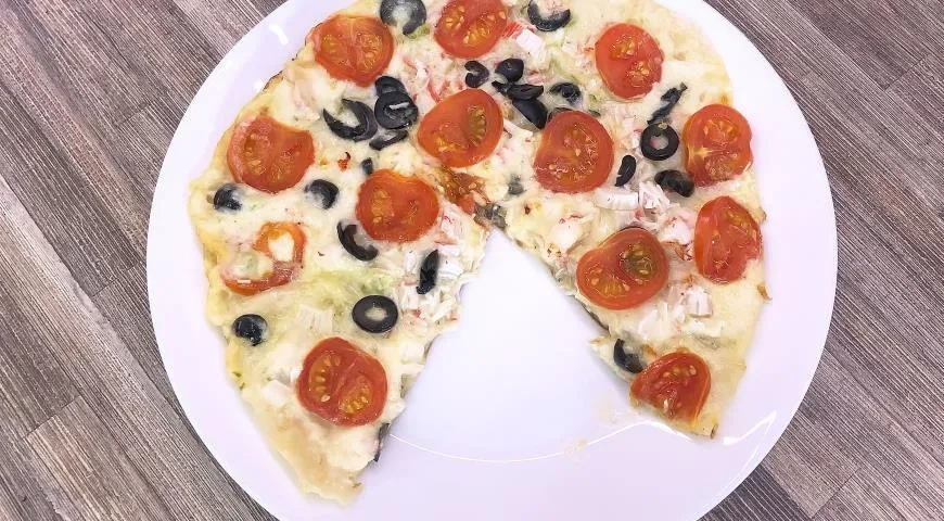 Пицца из лаваша на сковороде за 15 минут: шаг 1