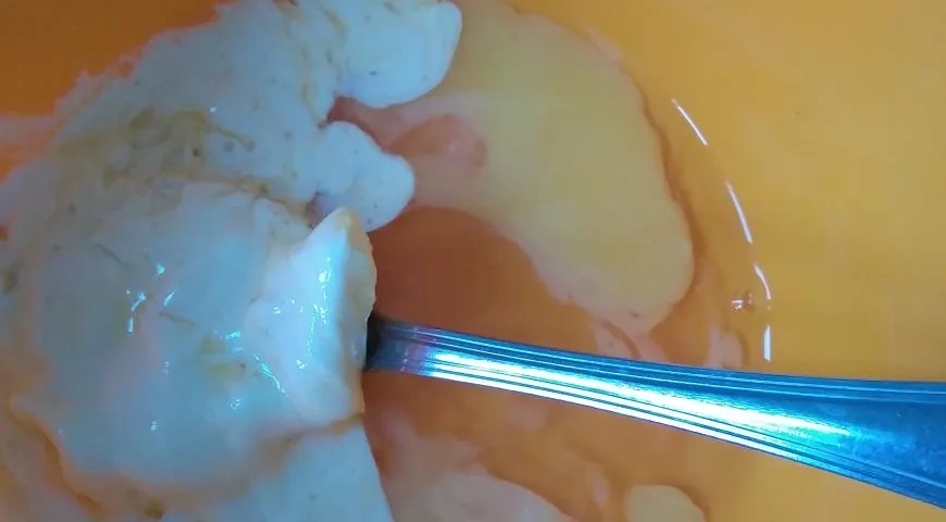 Пирог на цельнозерной муке с киви и джемом с киви с мятой Махеевъ к 8 Марта: шаг 1