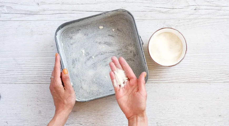 Пирог с абрикосами на кефире: шаг 1