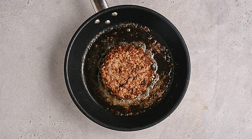 Пита с мясной котлетой: шаг 1