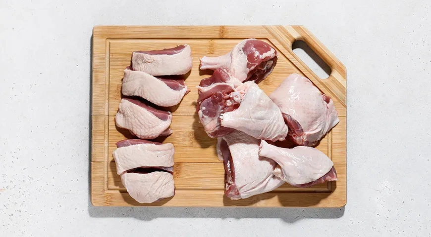 Плов с уткой: шаг 1