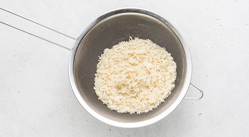 Плов в аэрогриле: шаг 1