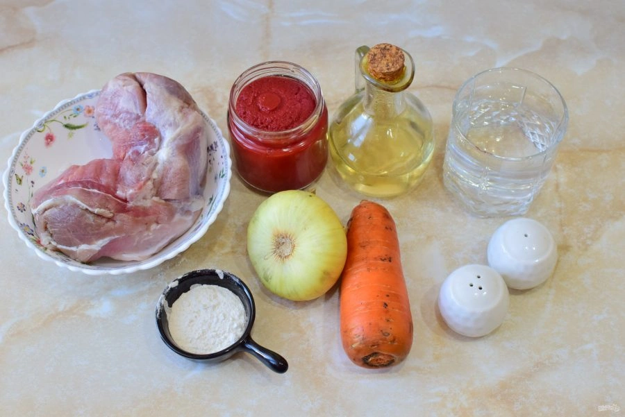 Шаг 1: Подлив из свинины