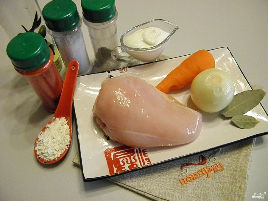 Шаг 1: Подлива из куриной грудки