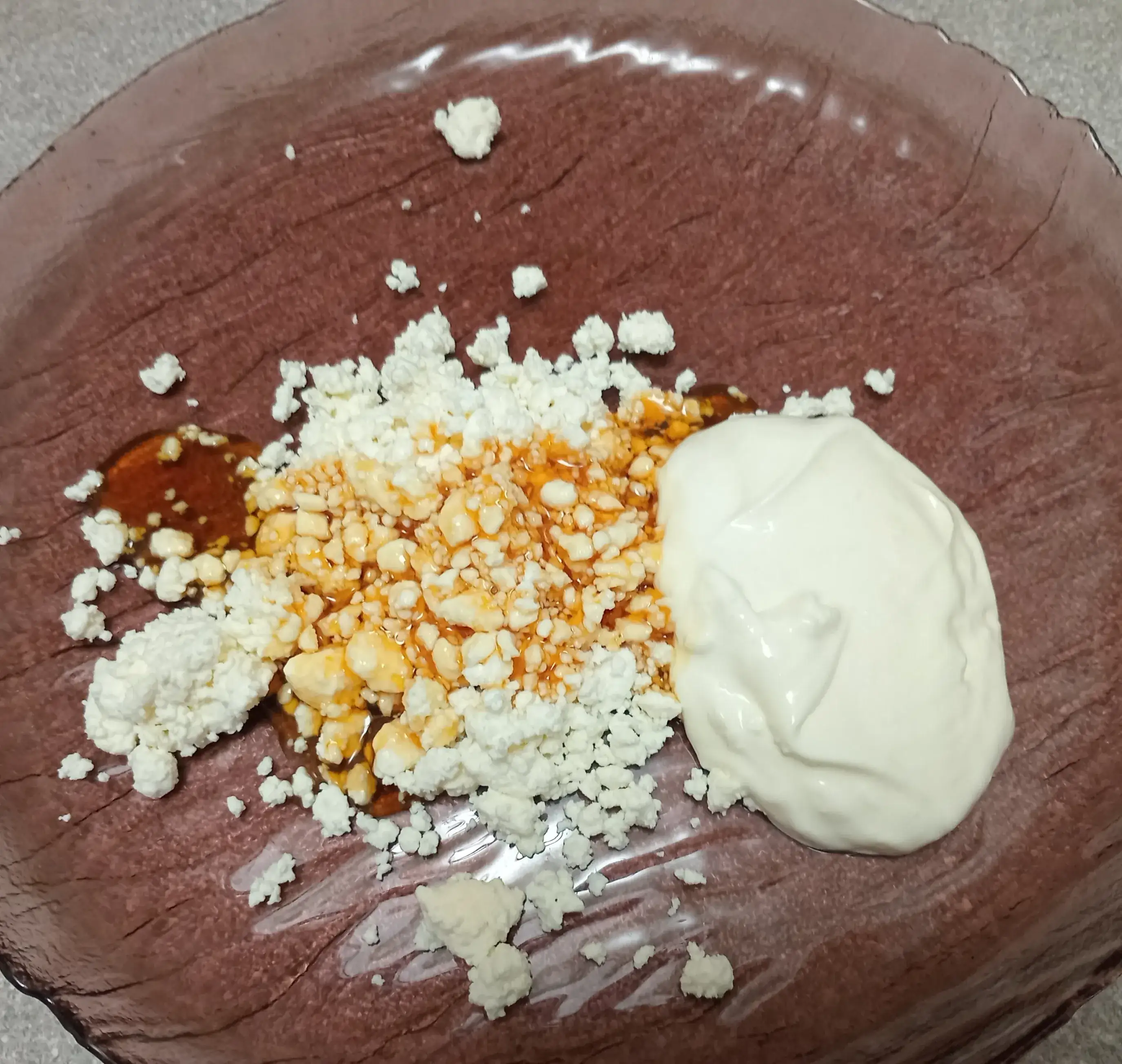 Полезный творожный десерт: шаг 1