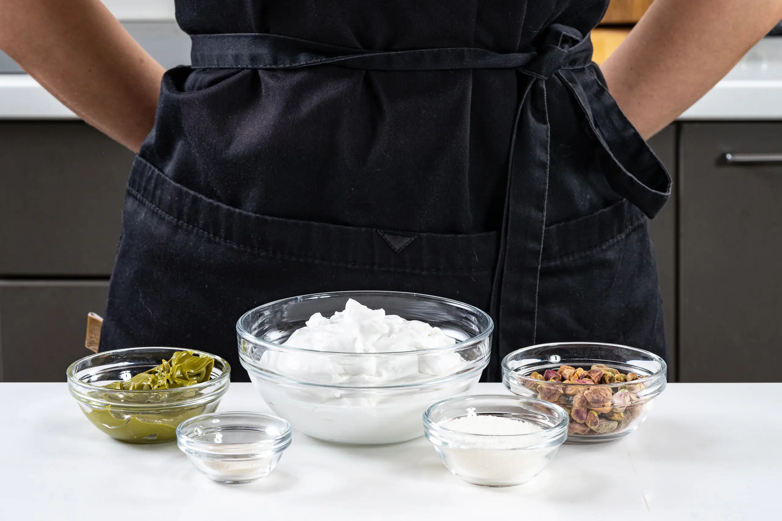 Шаг 1: Постная фисташковая панакота