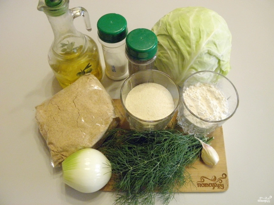 Шаг 1: Постные капустные котлеты