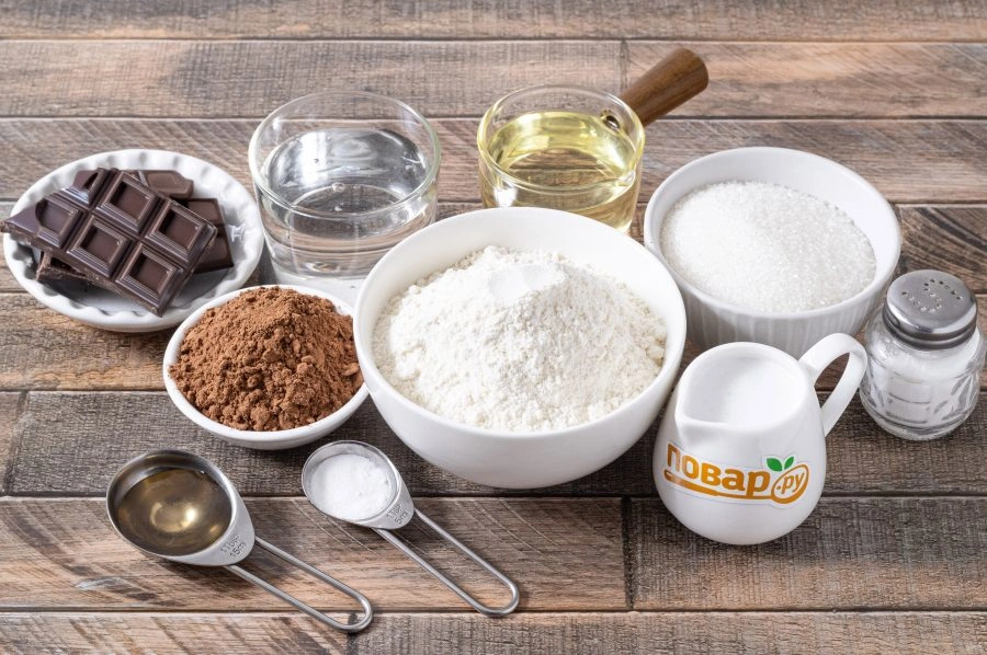 Шаг 1: Постный шоколад ный кекс