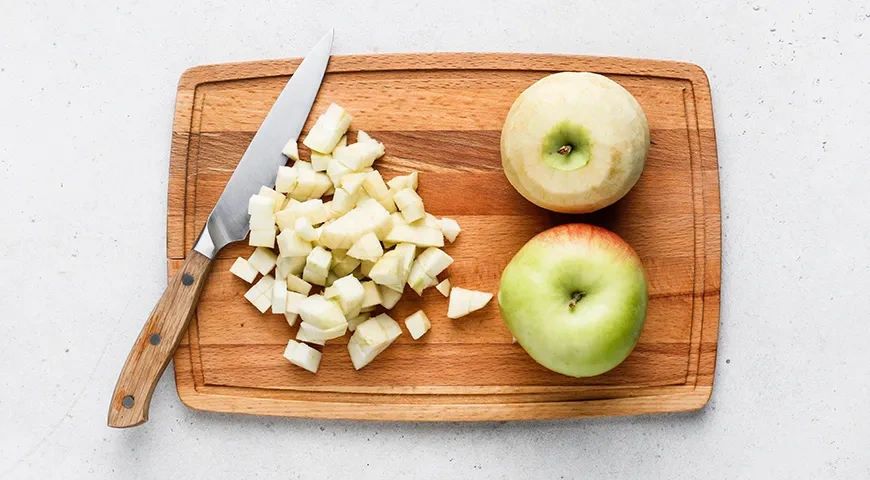 Повидло из яблок без сахара: шаг 1