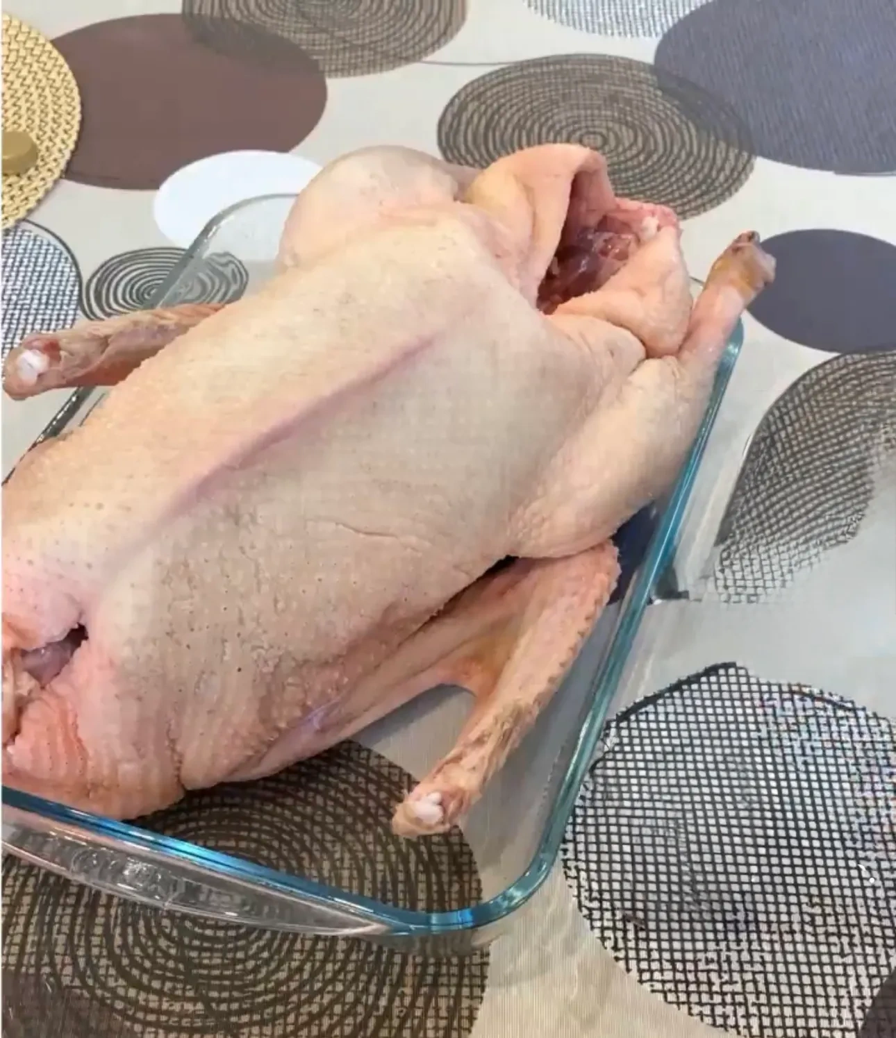 Праздничный гусь: шаг 1