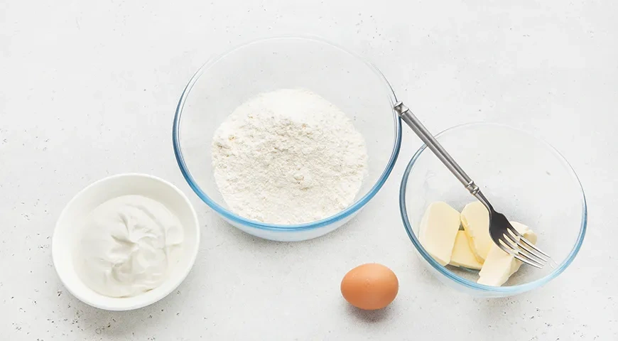 Пряники на сметане: шаг 1