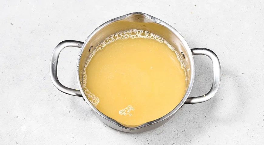 Пшенный суп с яичной паутинкой: шаг 1