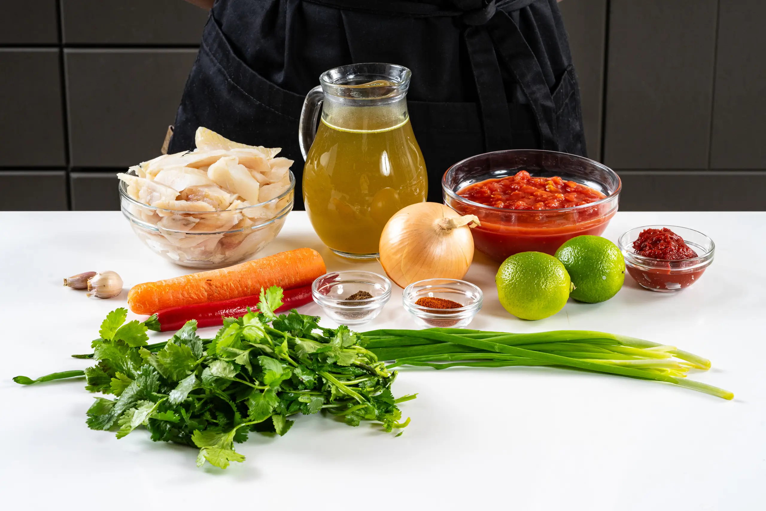 Шаг 1: Рагу из камбалы с кокосовым молоком