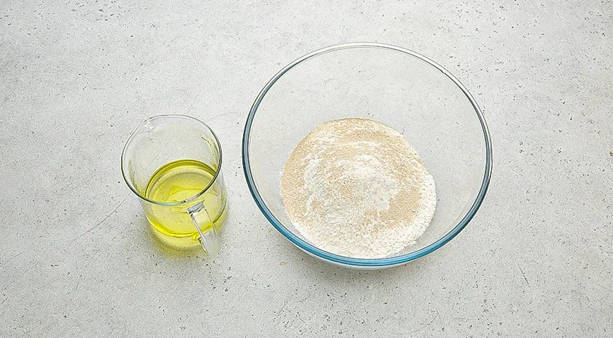 Римская пицца «4 сезона»: шаг 1