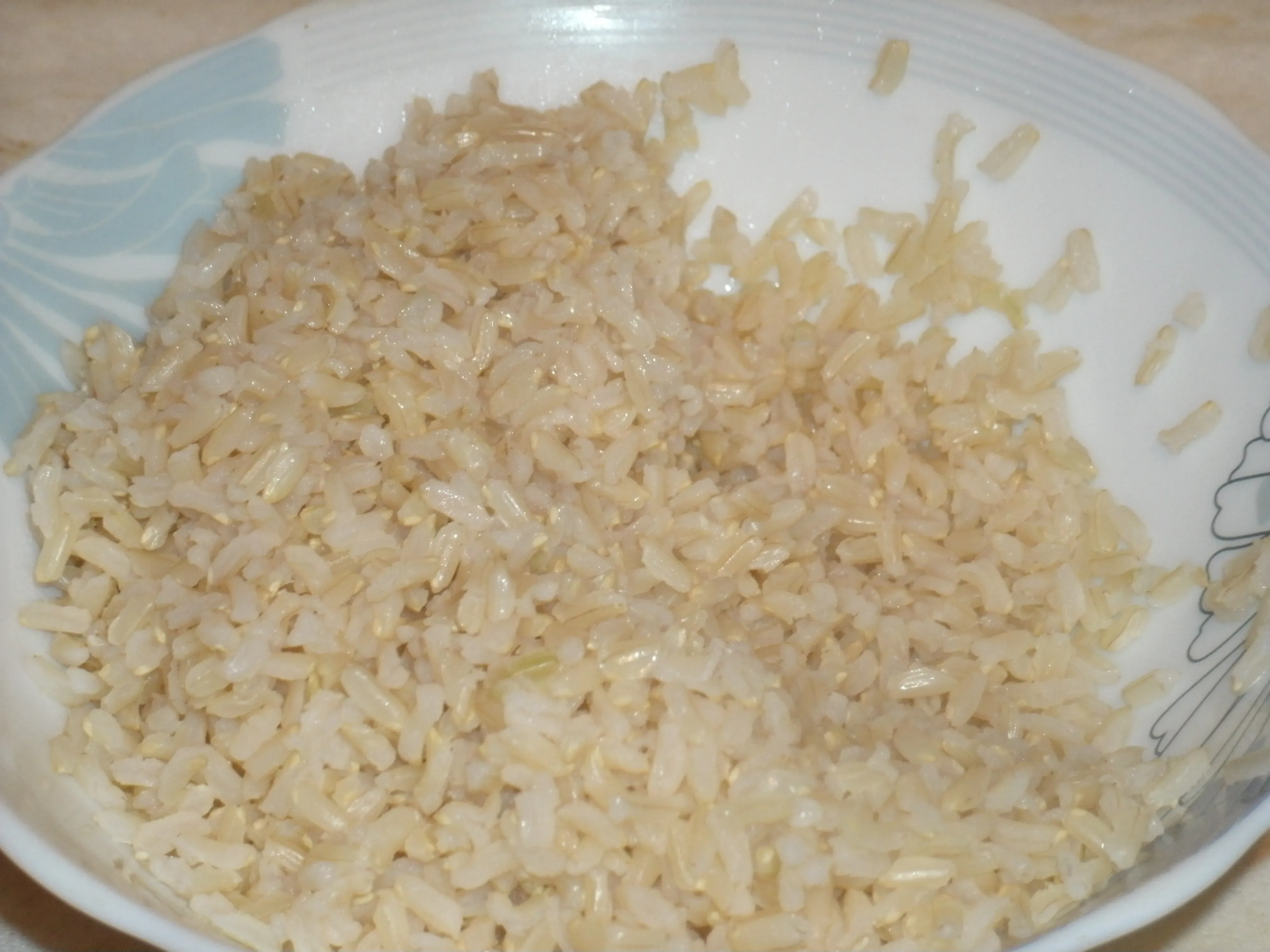 Рис с фасолью и яйцом: шаг 1