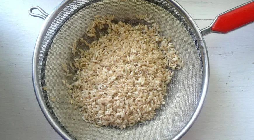 Рисовый суп с овощами: шаг 1