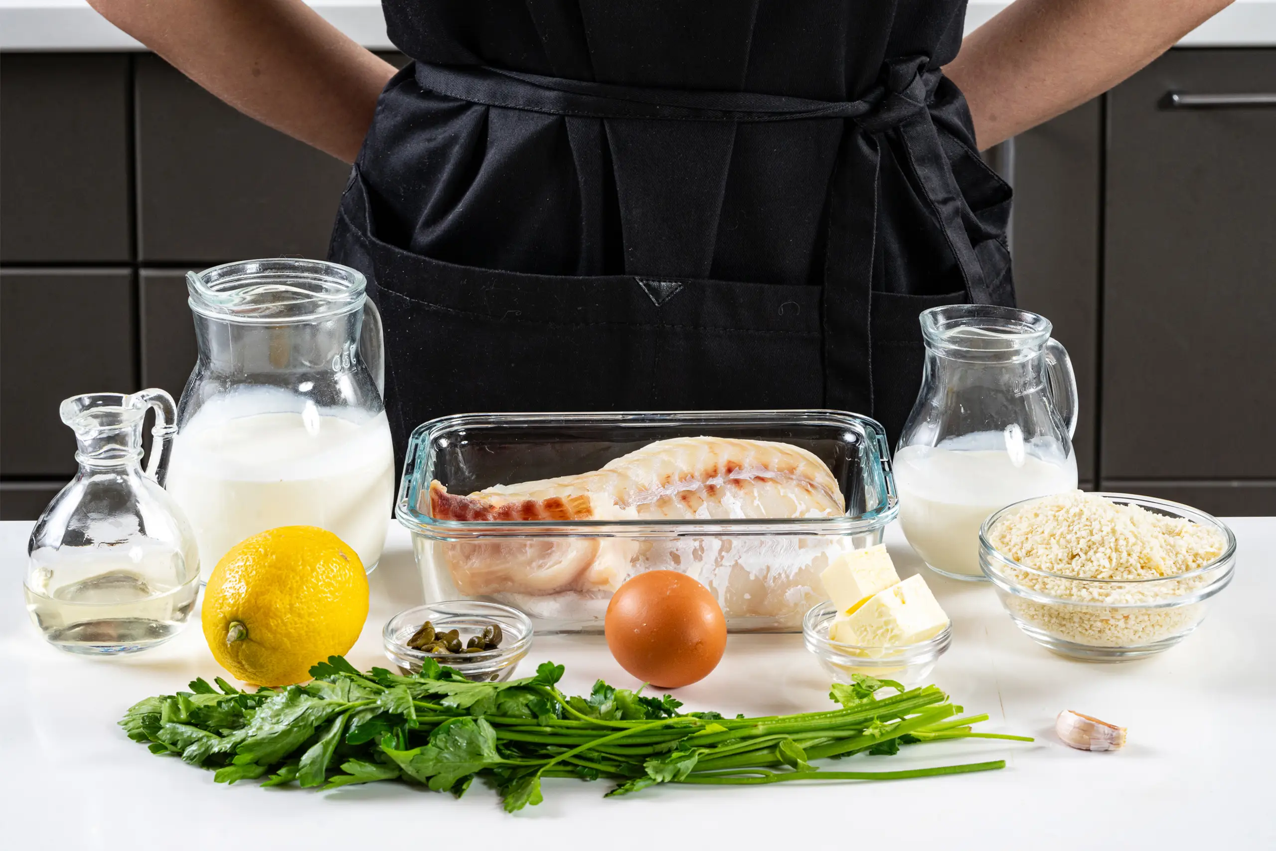 Шаг 1: Рыбные котлеты в духовке со сливочным соусом