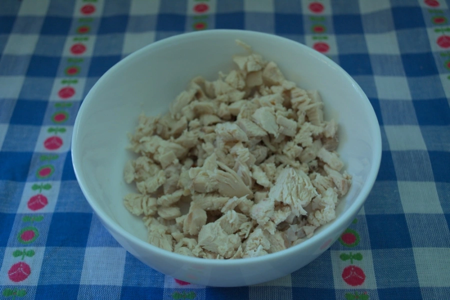 Шаг 1: Салат арбузная долька