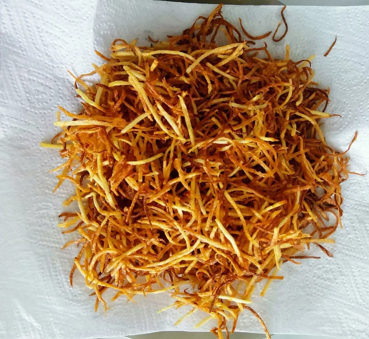 Салат «Гнездо глухаря»: шаг 1