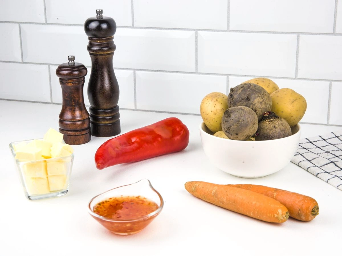 Шаг 1: Салат из запеченных овощей