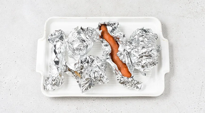 Салат «Мимоза» без майонеза: шаг 1